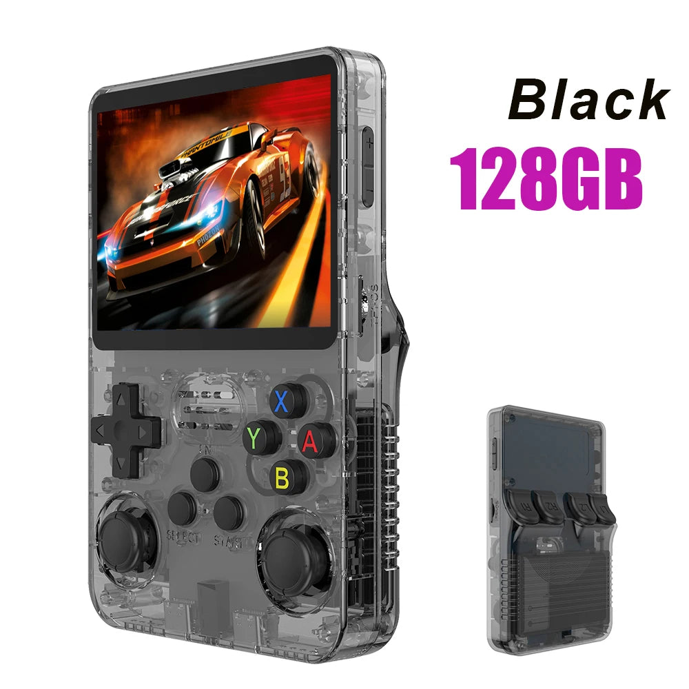 PANDORA R36S Retro Handheld Game Console 128GB – 3.5" IPS Screen, Linux System, Portable Gaming Player