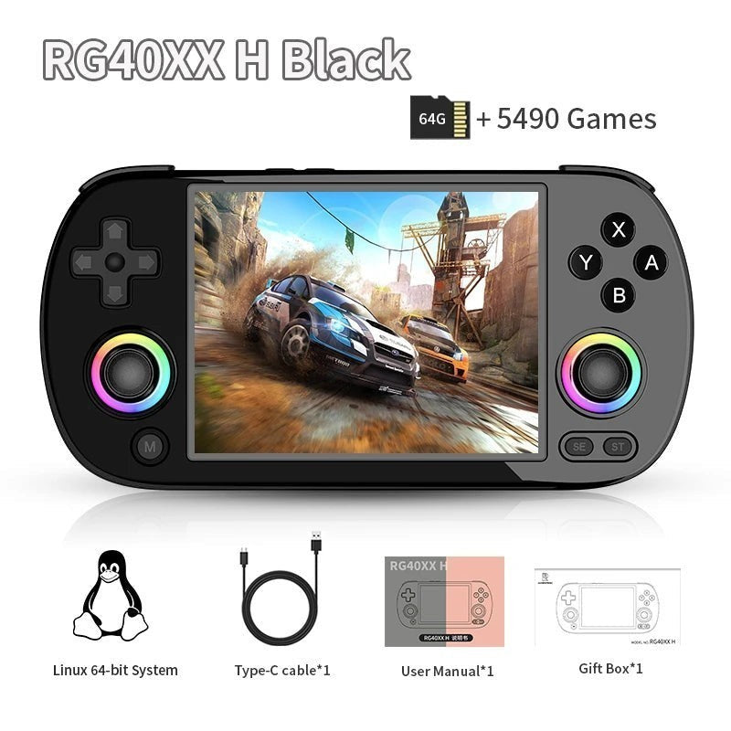PANDORA RG40XX H Retro Handheld Game Console with 4.0" IPS Screen