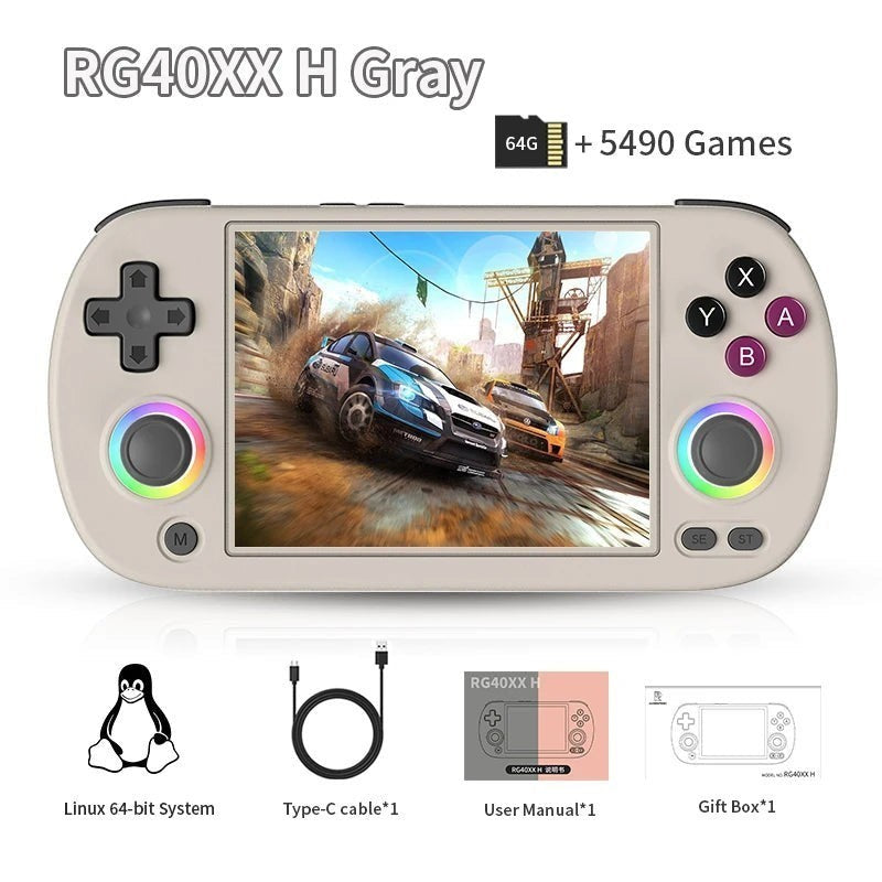 PANDORA RG40XX H Retro Handheld Game Console with 4.0" IPS Screen