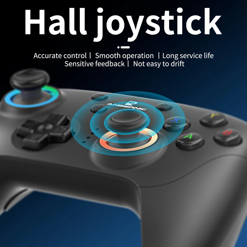 PANDORA RG P01 Wired Wireless Bluetooth Games Controller RGB Hall Effect Joystick XBOX Game Gamepad for PC Android IOS Steam
