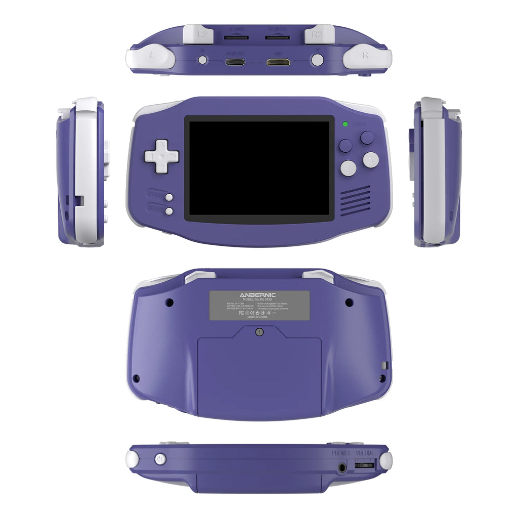 PANDORA RG34XX Handheld Game Console – 3.4" IPS Screen, Linux, WiFi & Bluetooth
