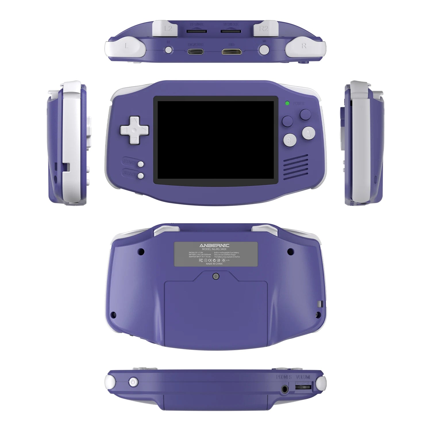 PANDORA RG34XX Handheld Game Console – 3.4" IPS Screen, Linux, WiFi & Bluetooth