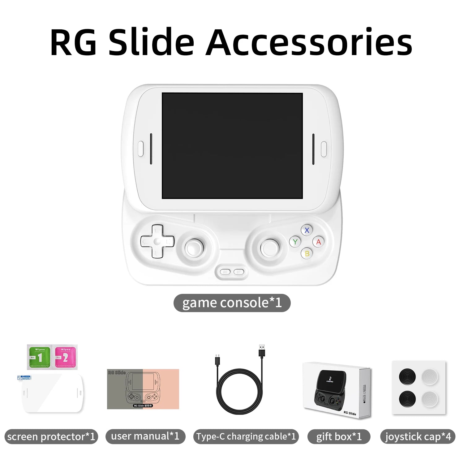PANDORA RG Slide Handheld Game Console – 4.7" LTPS Display, Android, WiFi