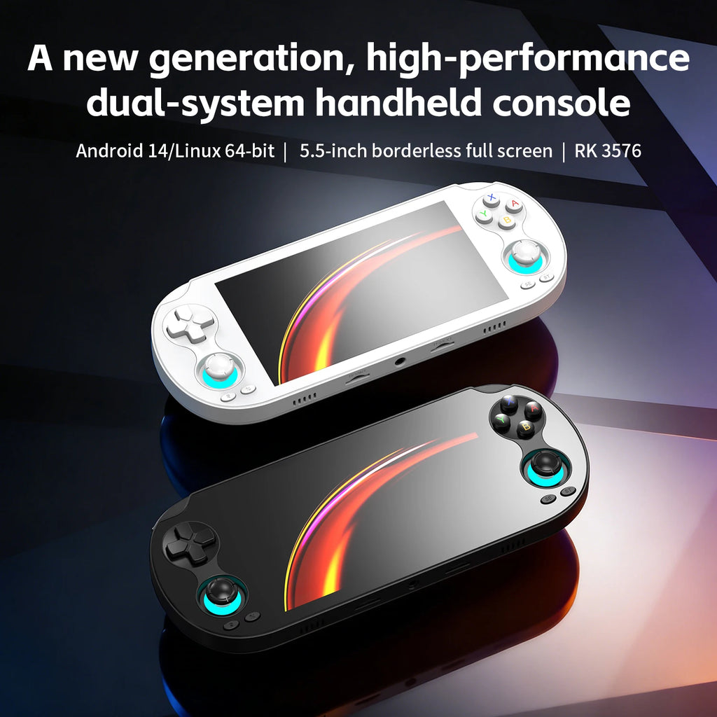 PANDORA RG VITA / RG VITA Pro Handheld Game Console IPS Touchscreen 5000mAh Video Gaming Player Supports AI Streaming RixelHK