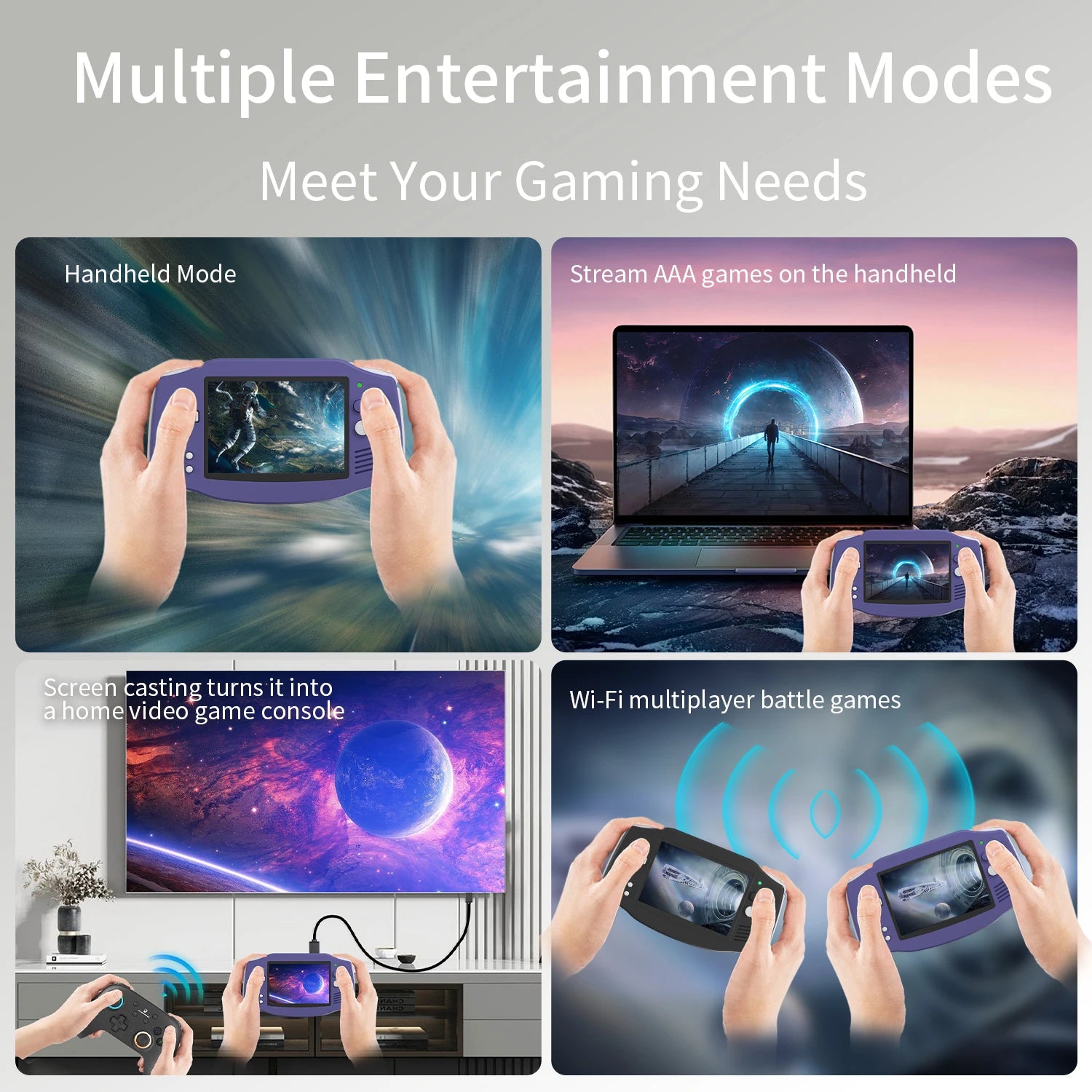 PANDORA RG34XX Handheld Game Console – 3.4" IPS Screen, Linux, WiFi & Bluetooth
