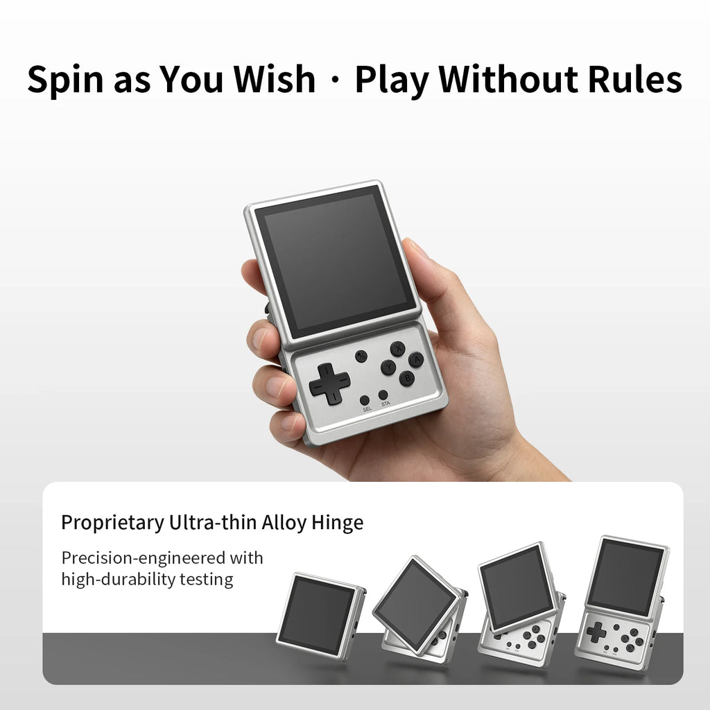 PANDORA RG Rotate Handheld Game Console – 3.5" Swivel Screen, Android, WiFi