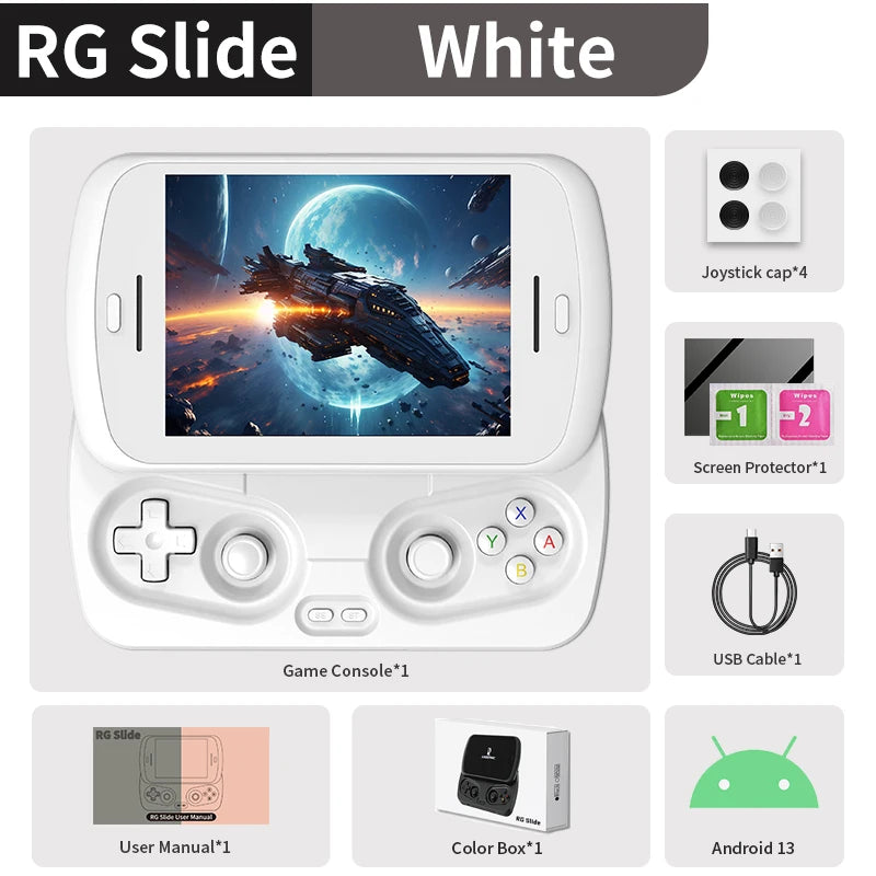 PANDORA RG Slide Handheld Game Console – 4.7" LTPS Display, Android, WiFi