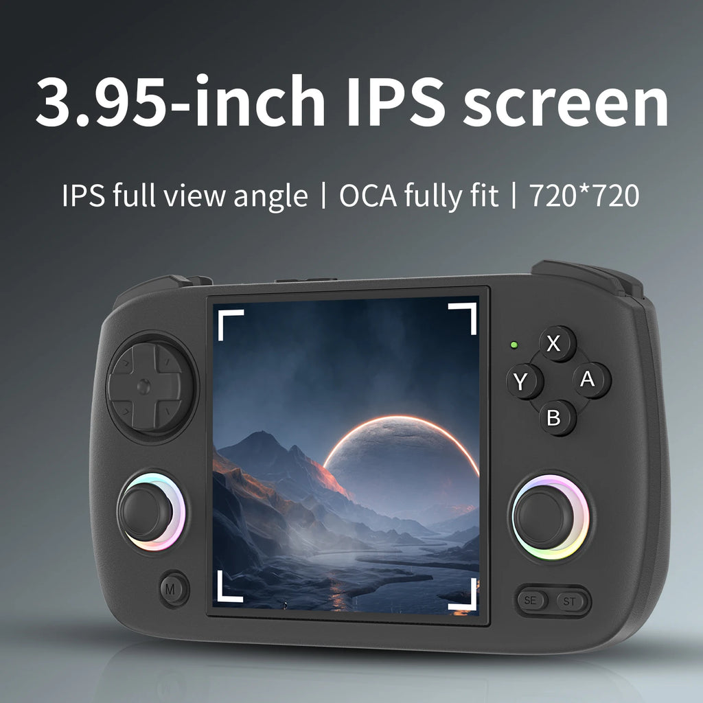 PANDORA RG CubeXX Handheld Game Console – 3.95" IPS Screen, Linux, WiFi & Bluetooth