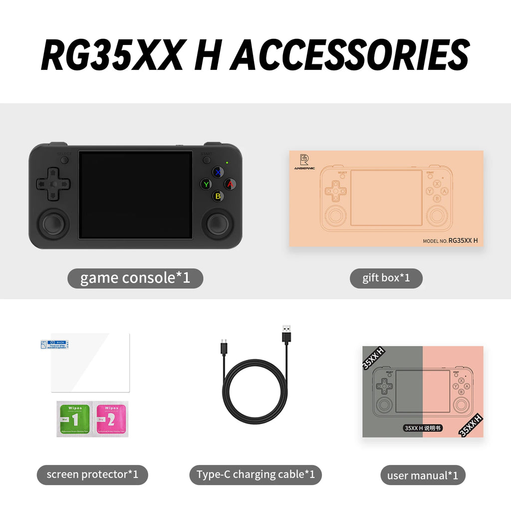 PANDORA RG35XX H Retro Handheld Game Console with 3.5" IPS Screen